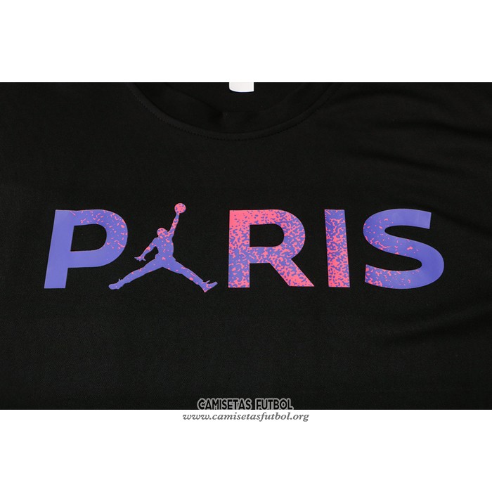 Chandal del Paris Saint-Germain Jordan Manga Corta 2021/2022 Negro